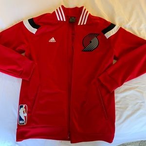 AdidasxNBA Portland Trailblazer warm up jacket